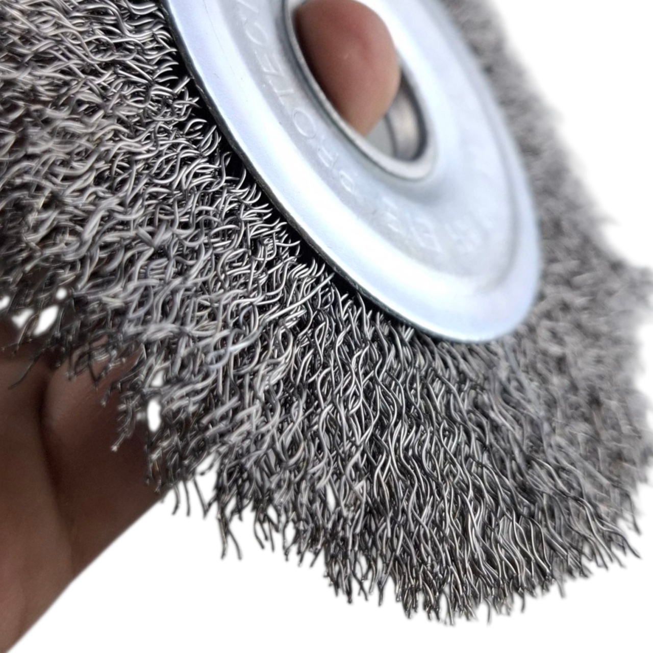 Щетка плоская для УШМ 125 мм, 5", чёрная, волнистая проволока,"Maximum" MX 17863 оптом